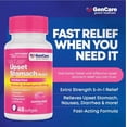 thumbnail image 2 of GenCare Upset Stomach Relief – 48 Softgels – Bismuth Subsalicylate 262 mg Antidiarrheal Medication – Acid Reflux Medicine for Nausea, Heartburn & Indigestion Relief – Generic for Pepte Bismol Tablets, 2 of 4