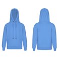 thumbnail image 3 of Linjinx Unisex Pullover Hoodies for Boys Girls Drawstring Casual Hooded Top Pull On Clothes Hoody Light Blue 110, 3 of 8