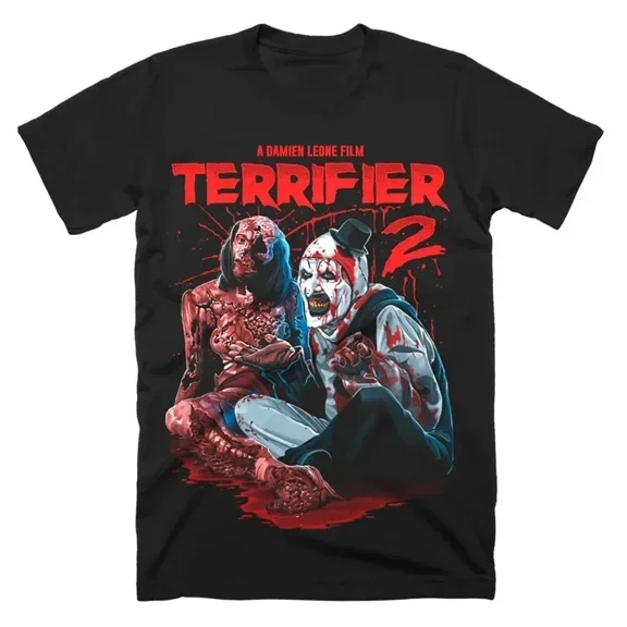 Terrifier 2 Horror Movie Shirt, Art The Clown Unisex Tee