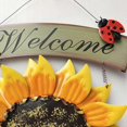 thumbnail image 5 of 2023 Hot Metal Sunflower Welcome Sign for Front Door, Kitchen, Porch Decorations, 31*27cm, 5 of 5