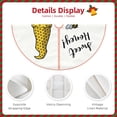 thumbnail image 4 of KLL Gnome Sweet Honey Christmas Tree Skirt 30" ,Party Decorations Farmhouse for Christmas Decorations Holiday Party, 4 of 6