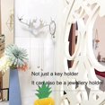thumbnail image 5 of 4 ganchos decorativos multiusos con diseño de asta de ciervo de la suerte para colgar en la pared, 4 colores, aptos para entrada, guardarropa, oficina, baño, sala de estar y cocina, 5 of 5