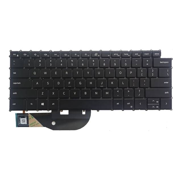 Seitruly Accesorio de repuesto para teclado de portátil, equipo fiable, accesorios de escritura, reemplazo de teclado retroiluminado para XPS15 9500 Cuadernos de escritura y cuadernos de bocetos