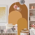 thumbnail image 4 of Arco etiqueta de la pared de fondo de cabecera decoración de la pared, 4 of 5