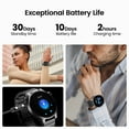 thumbnail image 2 of TOZO S5 Smartwatch for Men Women IP68 Waterproof Smartwatch for iPhone & Android,1.43" Ultra-Clear AMOLED Screen,Bluetooth Call(Answer/Make Calls),100+ Sports Modes Fitness Watchs with Sleep Monitor, 2 of 8