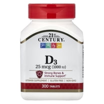 21st Century D3-1000 IU Tablets - 300 ct