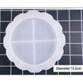 thumbnail image 5 of Crystal Epoxy Mirror Ashtray Silicone Mold Lace Ashtray Silicone Mold 1Pcs Large, 5 of 5