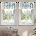 thumbnail image 2 of LALILO Kitchen Curtain Valance Art Landscape Rod Pocket Window Curtain 52"x 18" Set of 2, 2 of 7