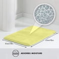 thumbnail image 6 of Bathroom Rugs Non Slip Washable - light-yellow Kitchen Mats for Floor, Area Rugs for Entryway Rugs Indoor, Laundry Bathroom Room Door Rug with Rubber Backing 20x31.5in, 6 of 8