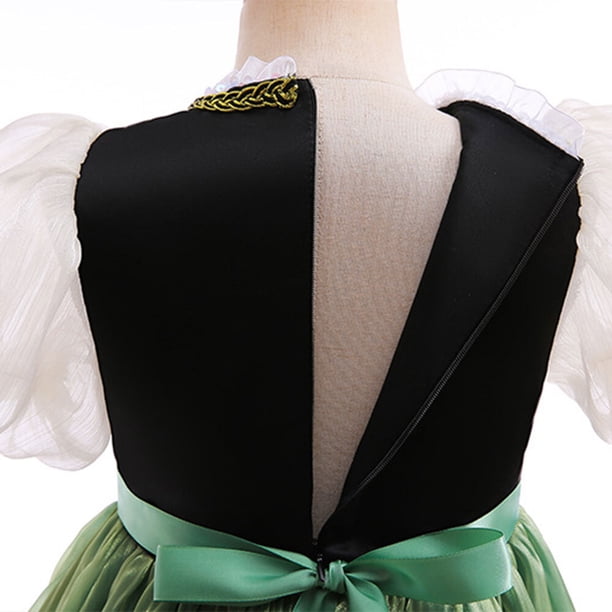 walmart princess anna dress Anna Costume For Girls Anna Dress Princess Costume with Cape Christmas Birthday Party Cosplay 3T-4T(A60)