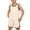 Beige, variant on LJEFF Boys Contrast Trim Cotton Tank & Shorts Set, Breathable Elastic Waist Solid Color Soft Casual 2PC Outfit Beige Size 2 T