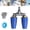 Dual Turbine Nozzle, variant on Triple Turbo Nozzle Pressure Washer, 360° Rotating Triple Nozzle Pressure Washer, Triple Turbo Nozzle High-Pressure Washer Nozzle, 1/4" Quick Connector, 4-6 Gpm, 4000 Psi Max (Dual Turbine Nozzle)