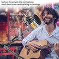 thumbnail image 3 of pitrice Singing Studio Recording Kit Phone PC KTV Mic Network Microphone Folding Arm Bracket, Black Golden, 3 of 7