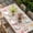 Pink, variant on Spring Easter Table Cloths for 4 Foot Rectangle Tables, Pink Yellow Vintage Eggs Floral Botanical Patio Waterproof Elastic Fitted Tablecloths, Washable Rectangular Table Cover for Camping