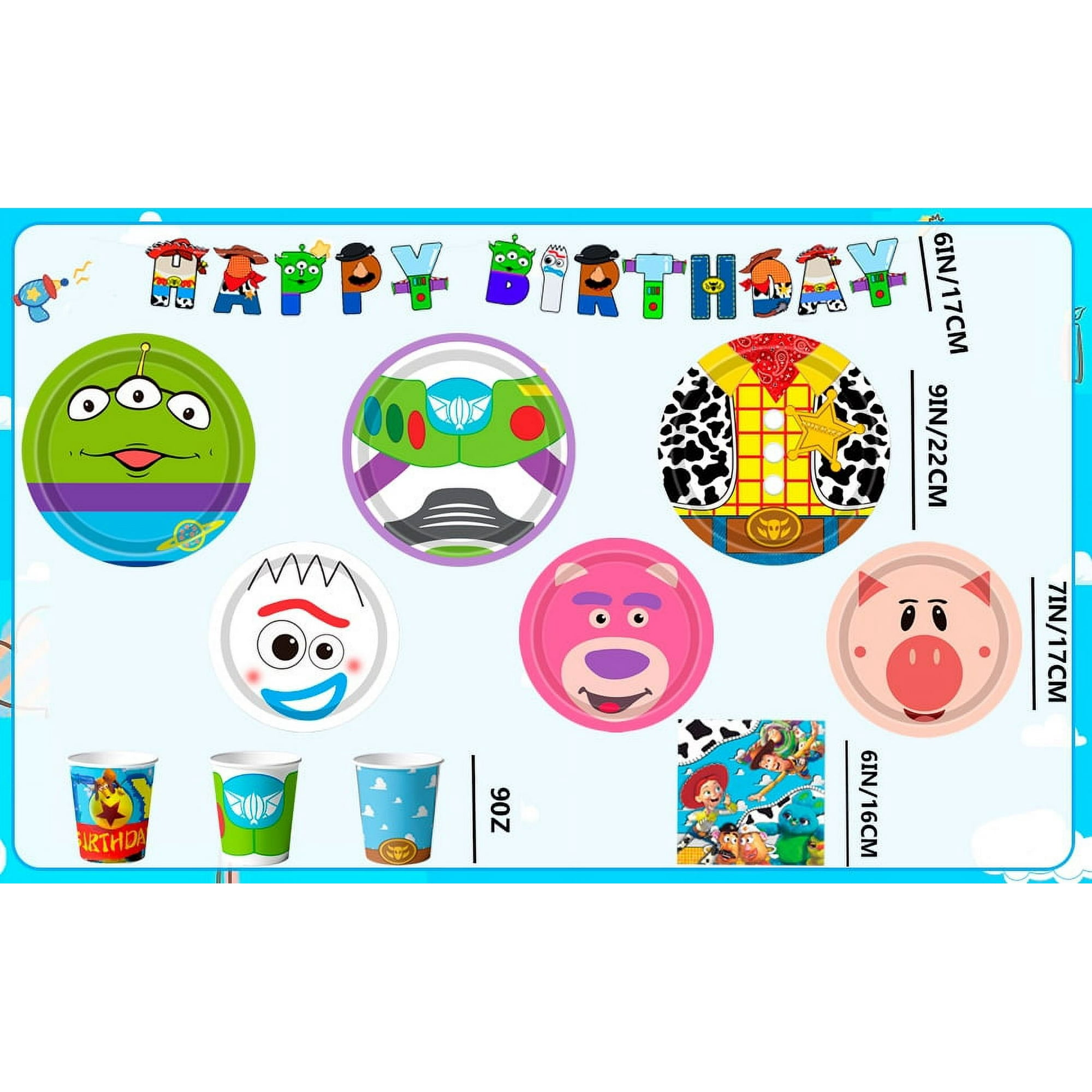 Gobelet Jetable Anniversaire Set Vaisselle Anniversaire Enfant 61 Pièces - Assiettes, Gobelets, Serviettes, Nappe Pour 20 Personnes Vaisselle Anniversaire Enfant Pas Cher