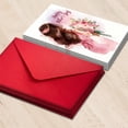 thumbnail image 6 of 10 Pack Watercolor Mother's Day Cards Set, Floral Woman Art Greeting Cards with Red Envelopes, Assorted Thank You Cards for Mom, Grandma & Her on Mother's Day 4.72x7.08 Inch, 6 of 8