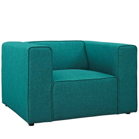Modern Contemporary Urban Design Living Lounge Room Armchair, Blue, Fabric