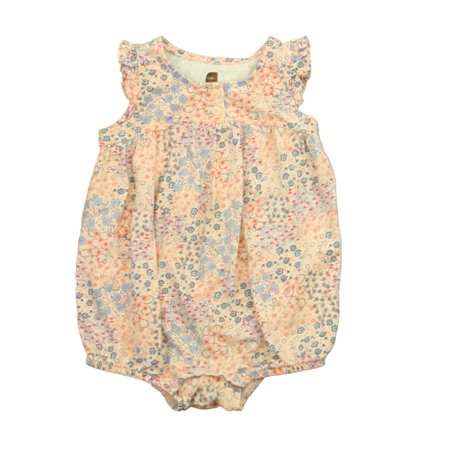 

Pre-owned Tea Girls Pink | Blue Romper size: 12-18 Months