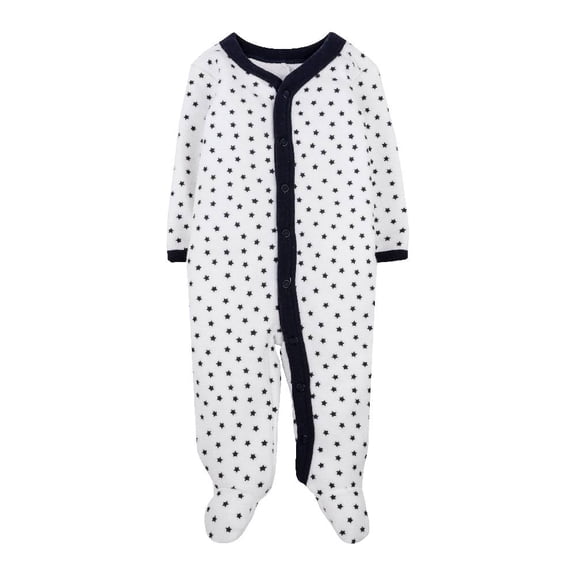 Mameluco Baby Creysi One For You Niño 0M Estampado de Estrellas Marino