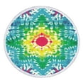 thumbnail image 2 of Fête du Canada Kcavykas Saison de la Rentrée Scolaire, Serviette de Plage Ronde Imprimée en Microfibre, Châle de Serviette de Plage, Tapis de Plage, 2 of 4