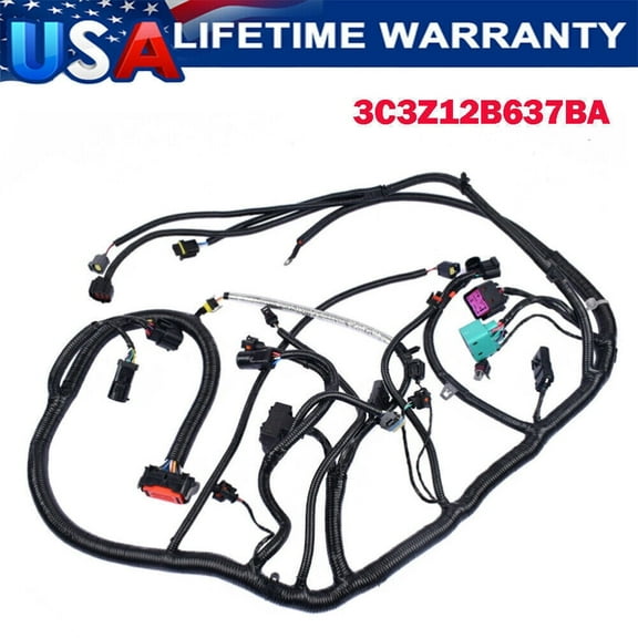 Engine Wiring Harness For 2004 Super Duty F250 F350 F450 F550 6.0L 3C3Z12B637BA