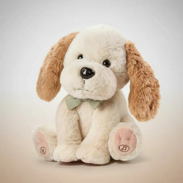 Cachorro Perro Robot Peluche Canta Mueve Orejas Baila - Perro - Beige