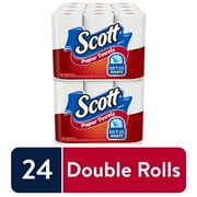 Scott Paper Towels, Choose-A-Sheet, 24 Double Rolls (=48 Regular Rolls)