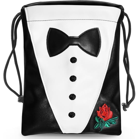 Golf Tee Pouch with Drawstring Closure, Leather Golf Valuables Pouch, Golf Ball Tee Handbag Portable Golf Accessories for Men Women