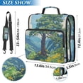 thumbnail image 2 of FORMRS Zipper Binder with Shoulder Strap 2-inch Ring 500 Sheet Capacity File Bag, Blue Mountain, 2 of 5