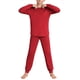 thumbnail image 2 of Conjunto de camiseta y pantalón de color liso para niños y niñas de 5 a 14 años, 2 of 9