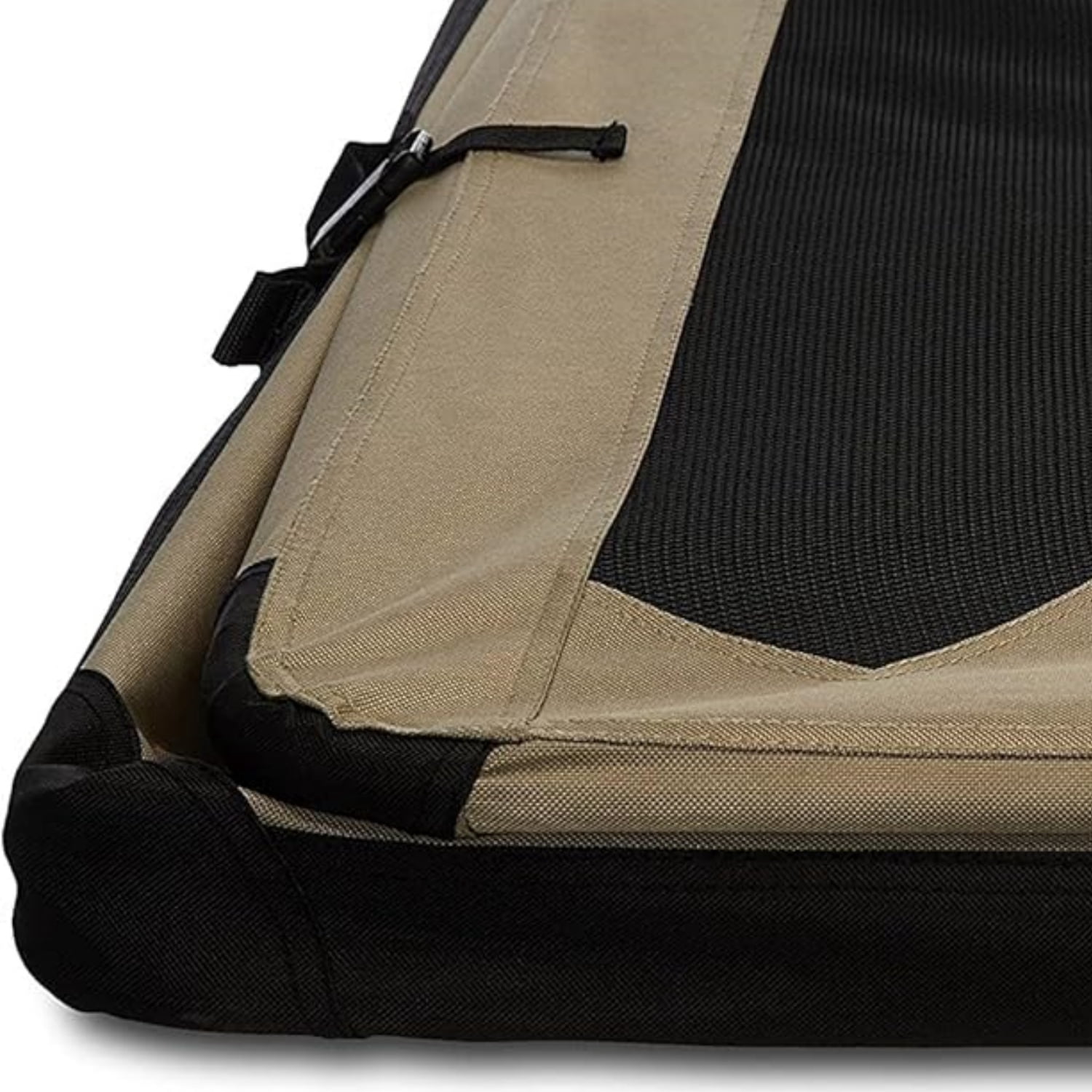 Portable Folding Soft Dog Crate for Cat, Dog, Rabbit, Double Door with Mesh Ventilation, Collapsible, Easy to Set Up, Large 36" x 24" x 24", Tan
