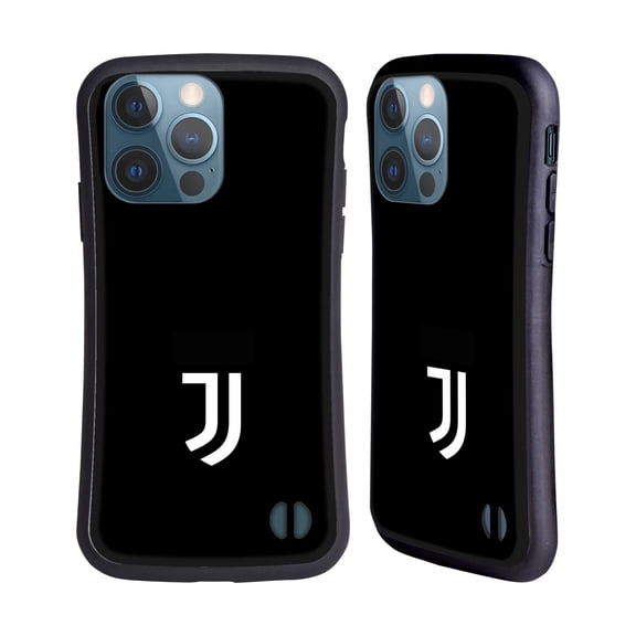 Head Case Designs Officially Licensed Juventus Football Club Lifestyle 2 Plain Hybrid Case Compatible with Apple iPhone 13 Pro