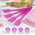 thumbnail image 6 of Pana 100 Pieces Large Cosmetic Sample Spatulas for Facial Cream Mask Spatula or Mixing- Frosted Pink, 6 of 6