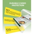 thumbnail image 3 of 100 Pack Thermal Laminating Pouches 4.3x6.4Inches 5mil Laminating Sheets for Photo Card Documents, Clear Rounded Corner, Crystal Clear, Dry-Erase Friendly, Compatible with Laminators, 3 of 9