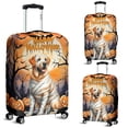 thumbnail image 2 of Mummy Labrador Retriever Happy Halloween with Pumpkins Bats Spooky Fun Travel Luggage Cover Lab Dog Lover Gifts Suitcase Dust Protective Decor - 00019, 2 of 5