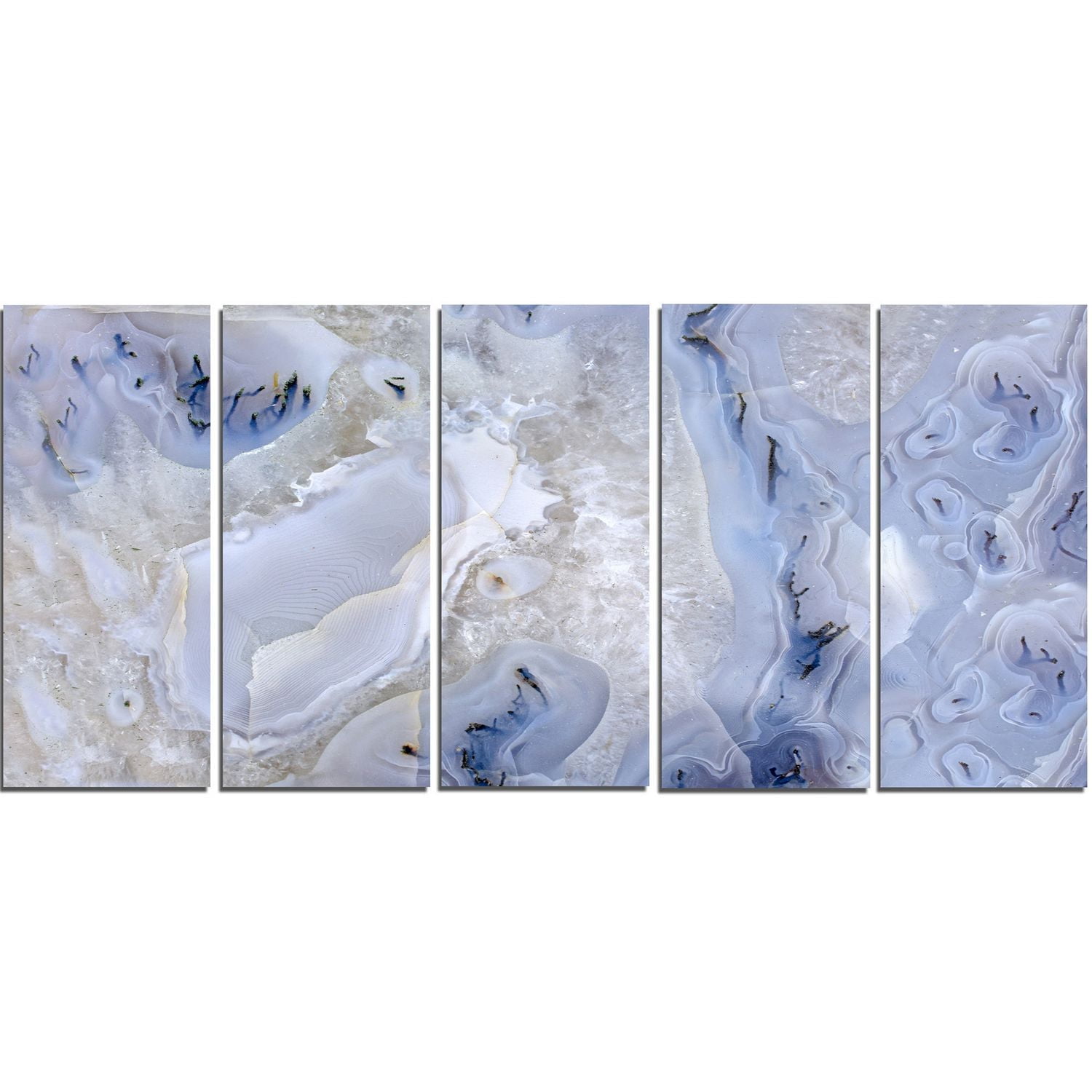 Design Art Agate Stone Background Abstract Canvas Wall Art Print