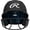 Black, variant on Rawlings RX2 Softball Batting Helmet with Face Mask | NOCSAE Certified