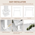 Home Front Step Hand Railing Hand Rails for Outdoor Steps,2-3 Step Railing for Stairs,Adjustable ...