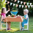 thumbnail image 6 of Cheerland Party Decorations Triangle Pennant Banner Flag, Pastel Blue Silver Pink, 40 ft, 6 of 7