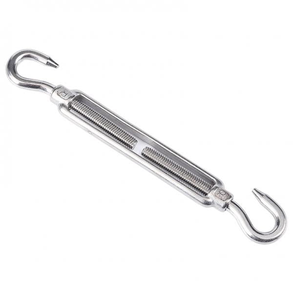 Gancho tensor, tensión de cuerda de alambre, tensor resistente de acero inoxidable para tienda de campaña, jardín, antena de vela de sombra rectangula SM SunniMix tensor