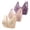 Beige, variant on Wireless Bras for Women No Underwire 3 PC Floral Print Push Up Seamless Bra Hot Pink Size 44