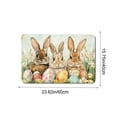 thumbnail image 3 of A Easter Door Mat Non Slip Absorbent Dirt Proof Durable Indoor Rug For Entryway Kitchen Bathroom And Home Decoration 15.7X23.6 Inch, 3 of 7
