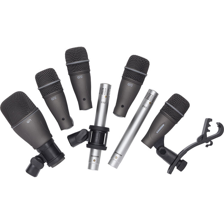 正規 買取 大阪 Samson DK707 7-Piece Drum Microphone Kit 7x On Stage Mic Cable  マイク