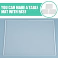thumbnail image 2 of DIY Silicone Table Mat Mold for Creative Crafts 3Pcs Nonstick Transparent Placemat Making Mold, 2 of 6