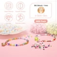 thumbnail image 2 of Uxcell 2000-Pack Cuentas de Semilla de Vidrio, Cuentas de Bugle de Vidrio Mini de 3x3mm/0.12x0.12 Pulgadas para DIY Aretes/ Collares/Pulseras/ Fabricación de Joyería [Champagne], 2 of 6