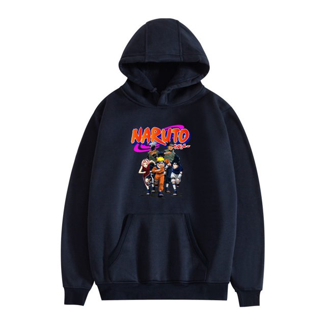 Nuevo Naruto Bidimensional Cómic japonés Moda Periférico Otoño e Invierno Popular Sudadera con capucha de estilo suelto informal para hombres y mujeres