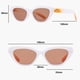thumbnail image 2 of Las gafas de sol de gama alta francesas del nicho forman las gafas de sol del ojo de gato, hechas de PC, 2 of 5