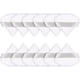 thumbnail image 1 of 12 esponjas triangulares para maquillaje facial, esponja para base sin polvo, herramientas de maquillaje cosméticas para el cuerpo suave, polvo Mineral seco y húmedo (blanco), 1 of 5
