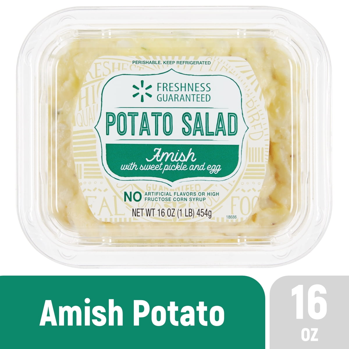 Freshness Guaranteed Amish Ready-To-Serve Potato Salad Small Tub (16 oz, 1 Count)