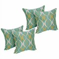 thumbnail image 2 of 17-inch Square Premium Polyester Outdoor Throw Pillows (Set of 4) 9910-S4-PO-006, 2 of 2